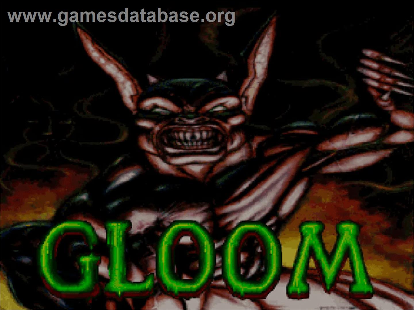 Gloom - Commodore Amiga CD32 - Artwork - Title Screen