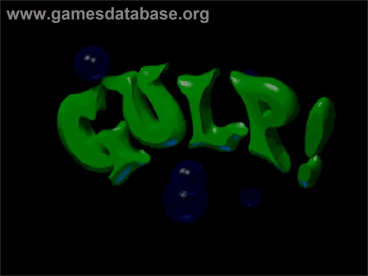 Gulp! - Commodore Amiga CD32 - Artwork - Title Screen