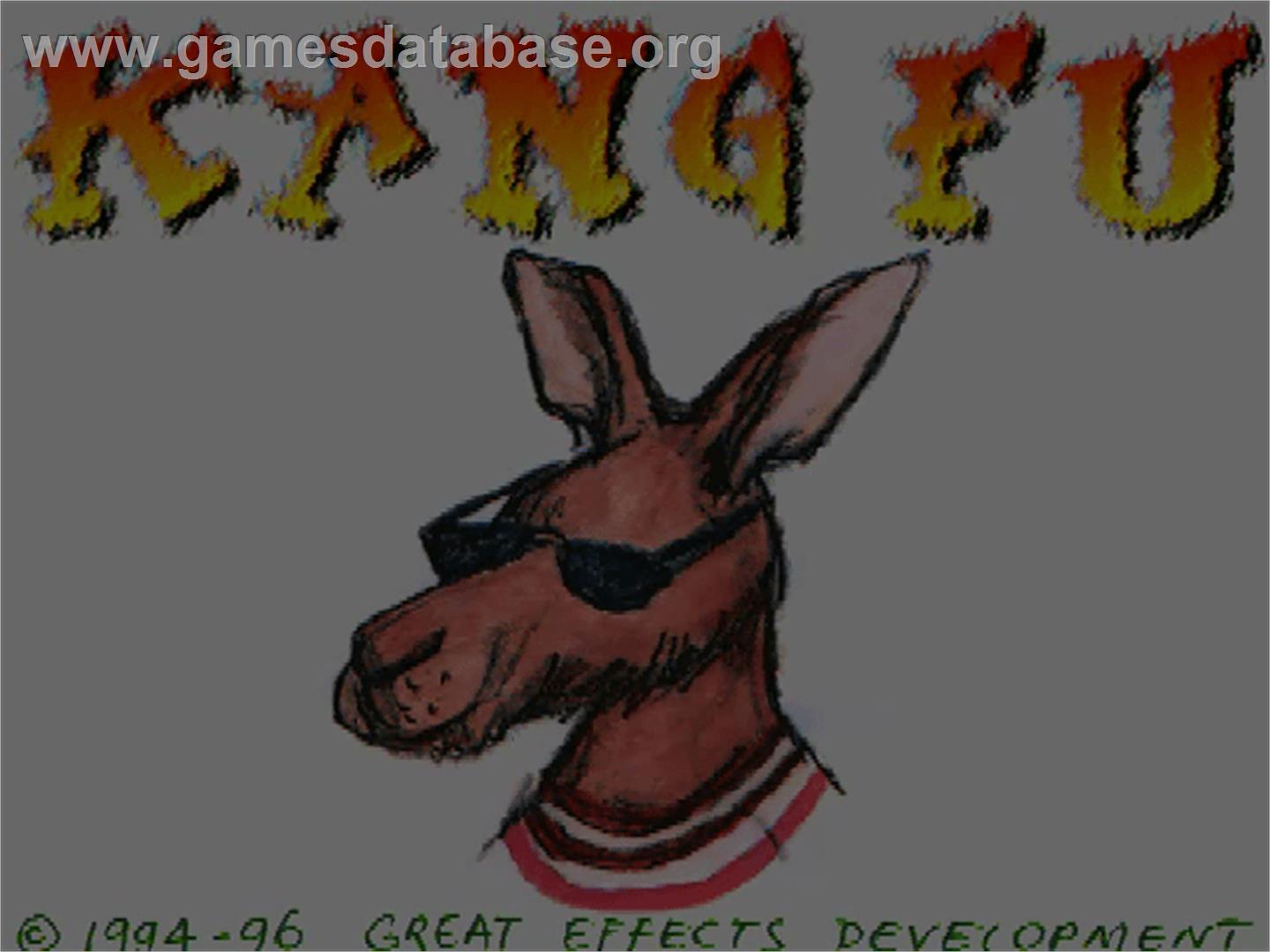 Kang Fu - Commodore Amiga CD32 - Artwork - Title Screen