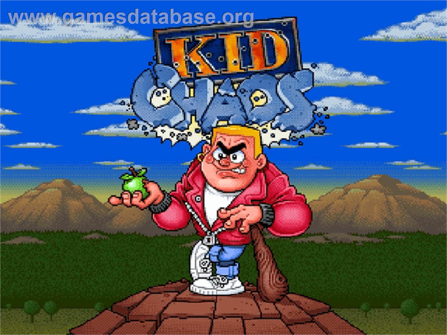Kid Chaos - Commodore Amiga CD32 - Artwork - Title Screen