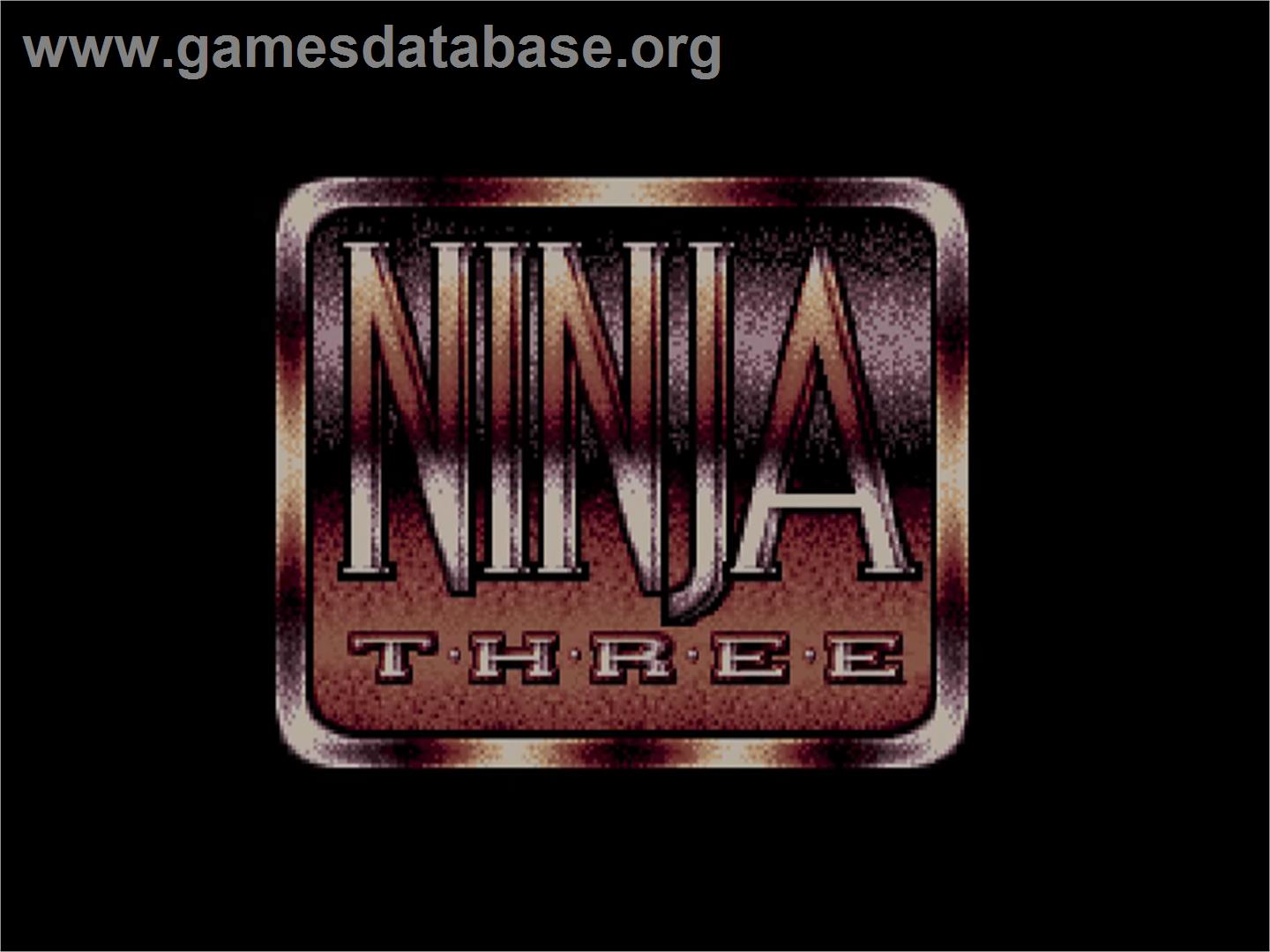Last Ninja 3 - Commodore Amiga CD32 - Artwork - Title Screen
