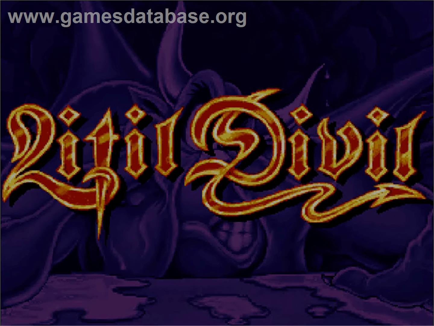 Litil Divil - Commodore Amiga CD32 - Artwork - Title Screen