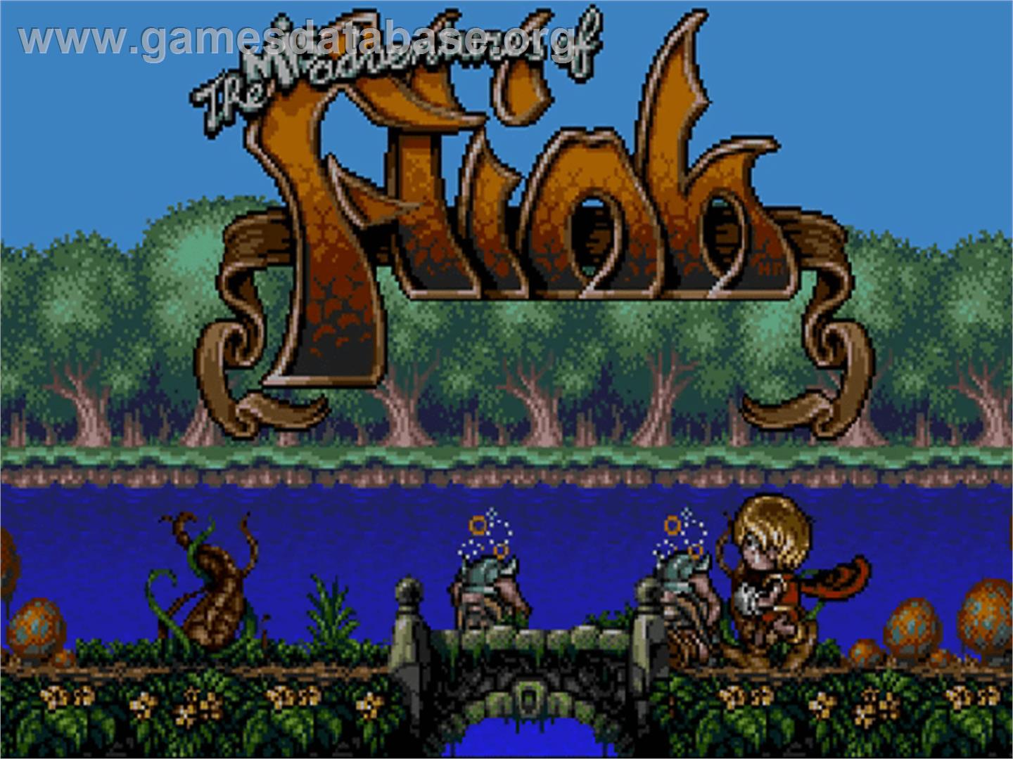 Misadventures of Flink - Commodore Amiga CD32 - Artwork - Title Screen