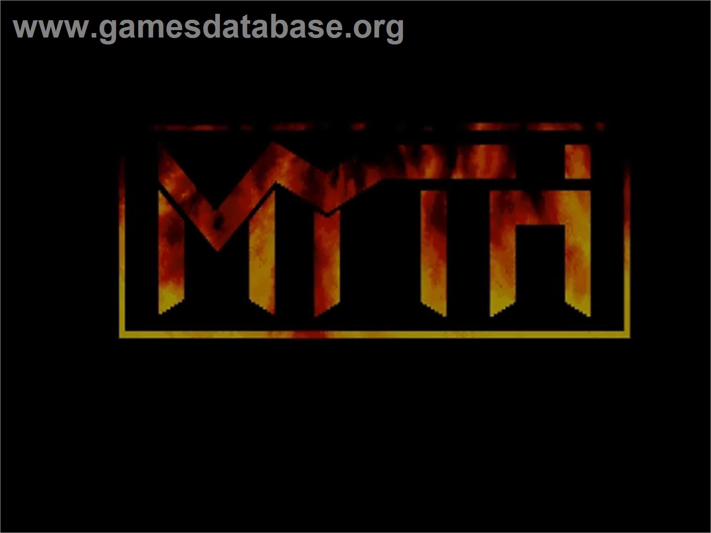 Myth: History in the Making - Commodore Amiga CD32 - Artwork - Title Screen