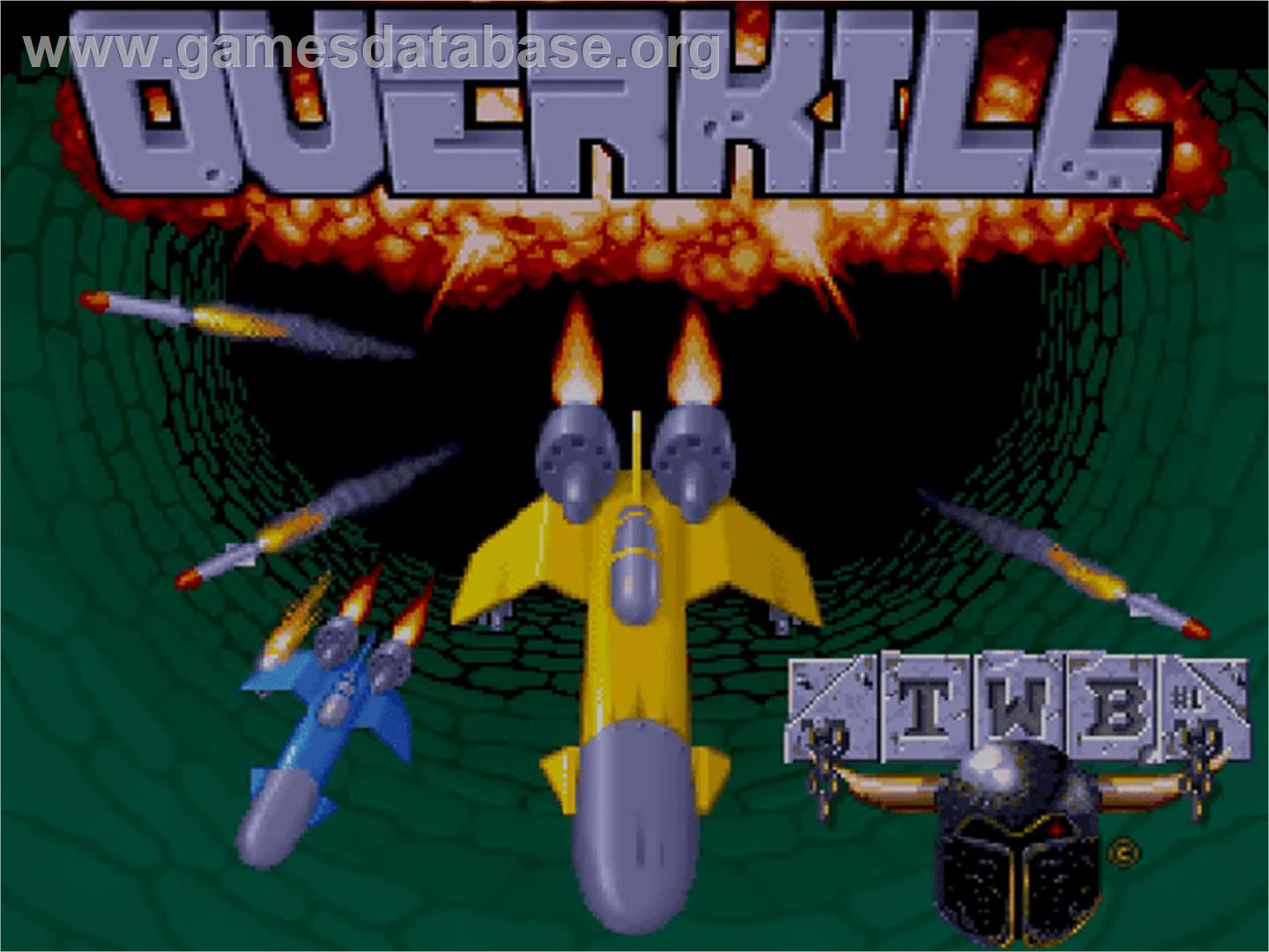 Overkill And Lunar-c - Commodore Amiga CD32 - Artwork - Title Screen
