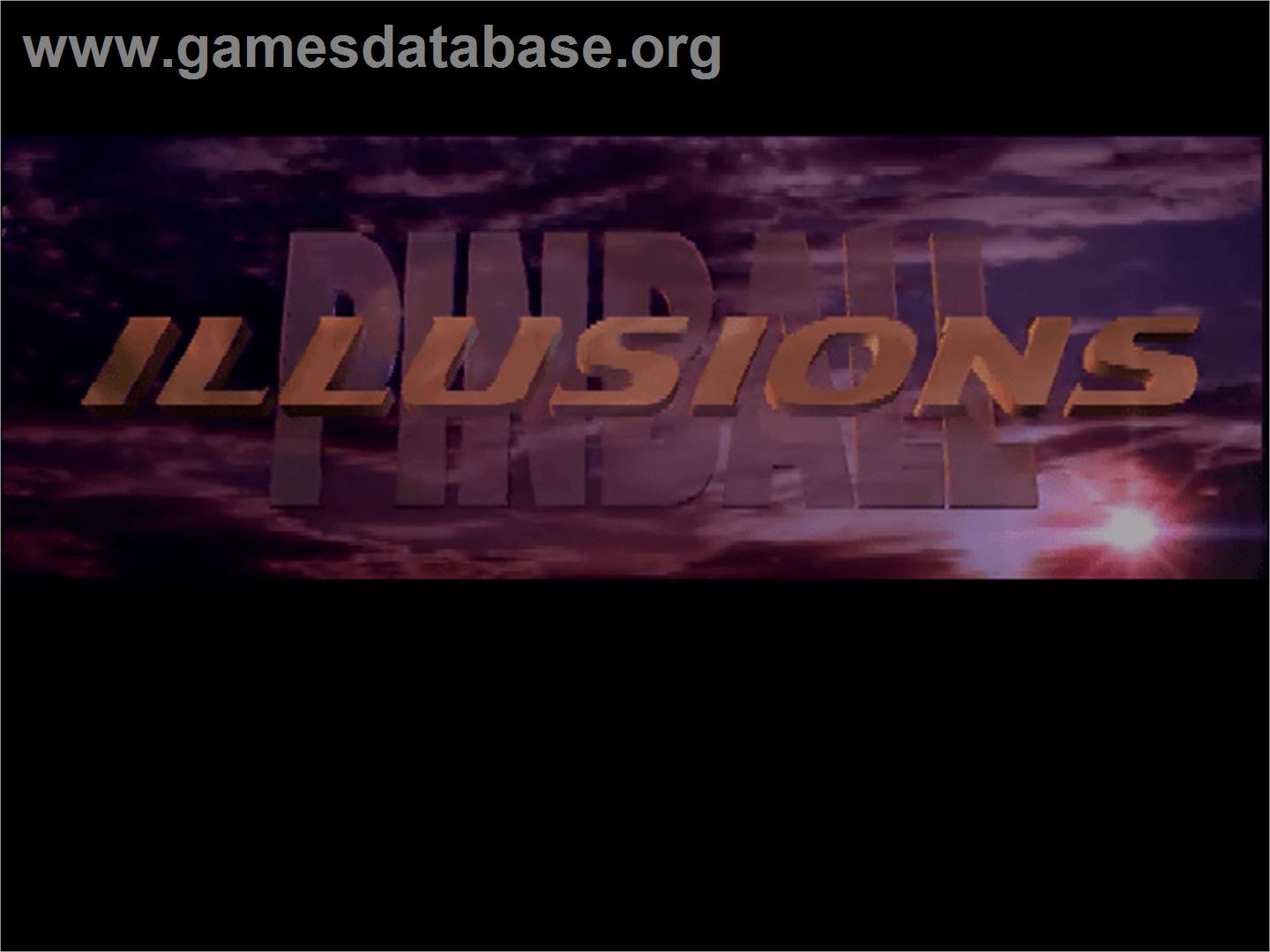 Pinball Illusions - Commodore Amiga CD32 - Artwork - Title Screen
