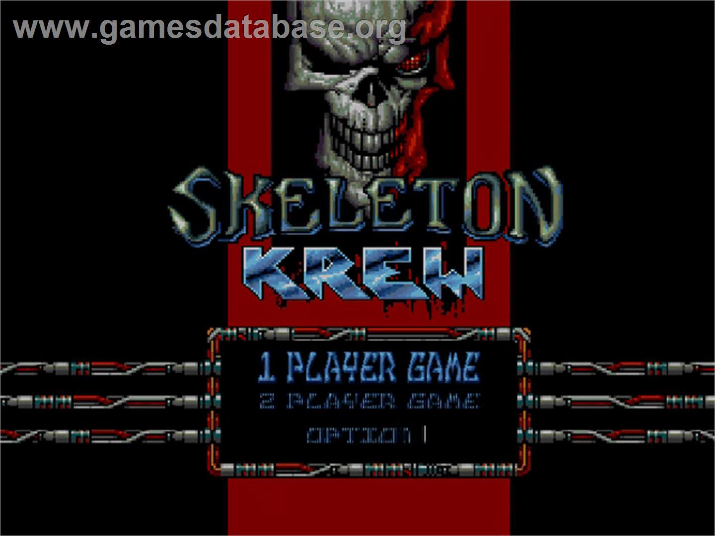 Skeleton Krew - Commodore Amiga CD32 - Artwork - Title Screen