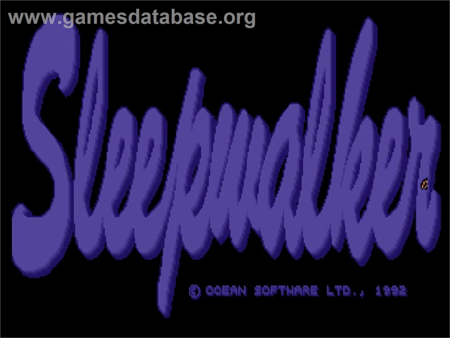 Sleepwalker - Commodore Amiga CD32 - Artwork - Title Screen