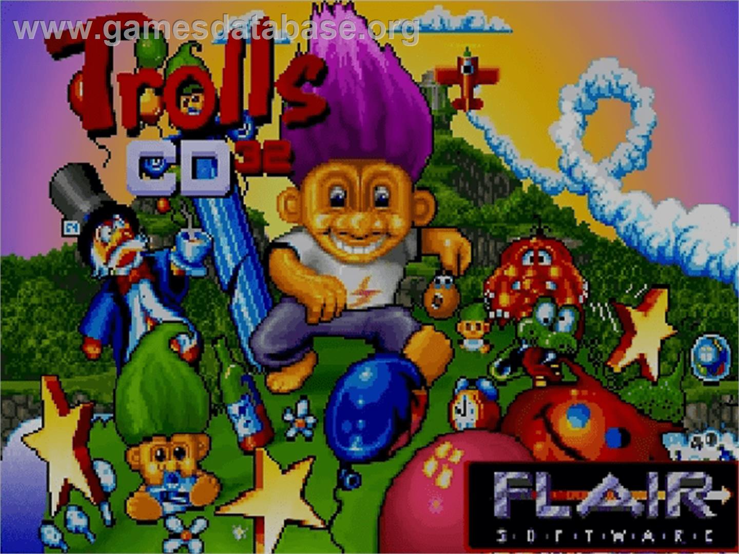 Trolls - Commodore Amiga CD32 - Artwork - Title Screen