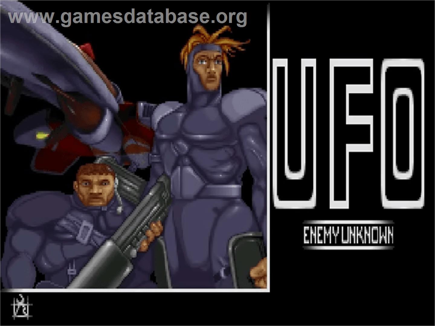 UFO - Enemy Unknown - Commodore Amiga CD32 - Artwork - Title Screen