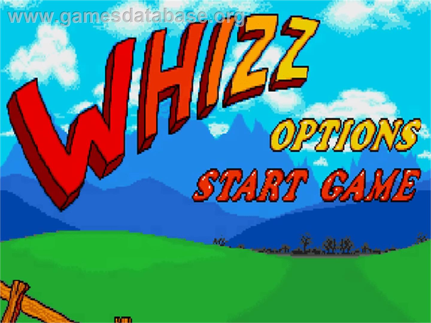 Whizz - Commodore Amiga CD32 - Artwork - Title Screen