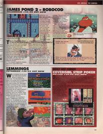 Advert for Lemmings on the Commodore CDTV.