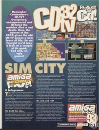 Advert for Sim City on the Commodore CDTV.