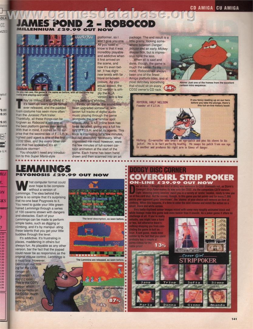 Lemmings - Commodore CDTV - Artwork - Advert