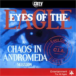 Box cover for Chaos in Andromeda - Eyes of the Eagle on the Commodore CDTV.