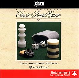 Box cover for Classic Board Games on the Commodore CDTV.