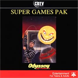 Box cover for Super Games Pak on the Commodore CDTV.