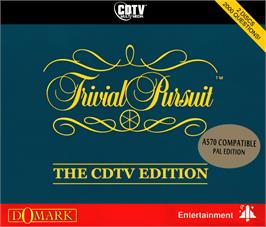 Box cover for Trivial Pursuit - The Cdtv Edition on the Commodore CDTV.