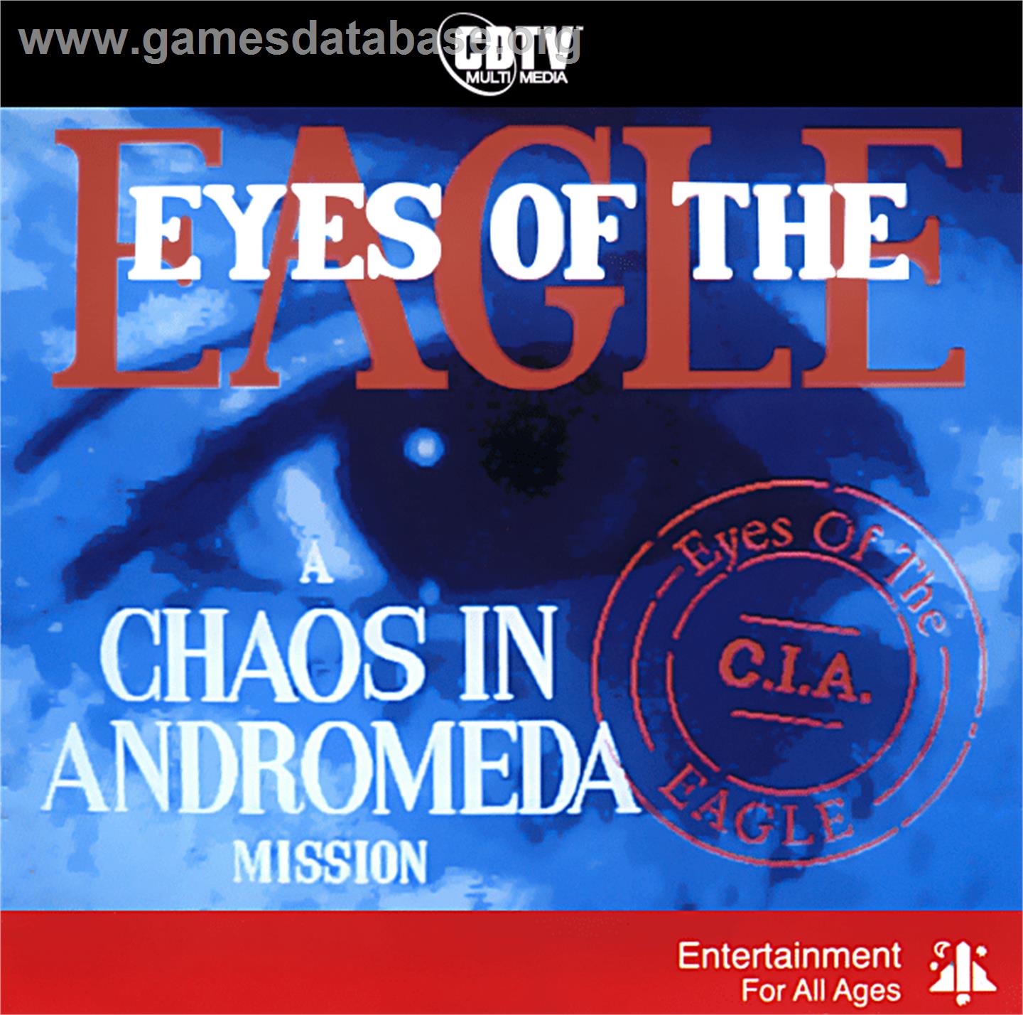 Chaos in Andromeda - Eyes of the Eagle - Commodore CDTV - Artwork - Box