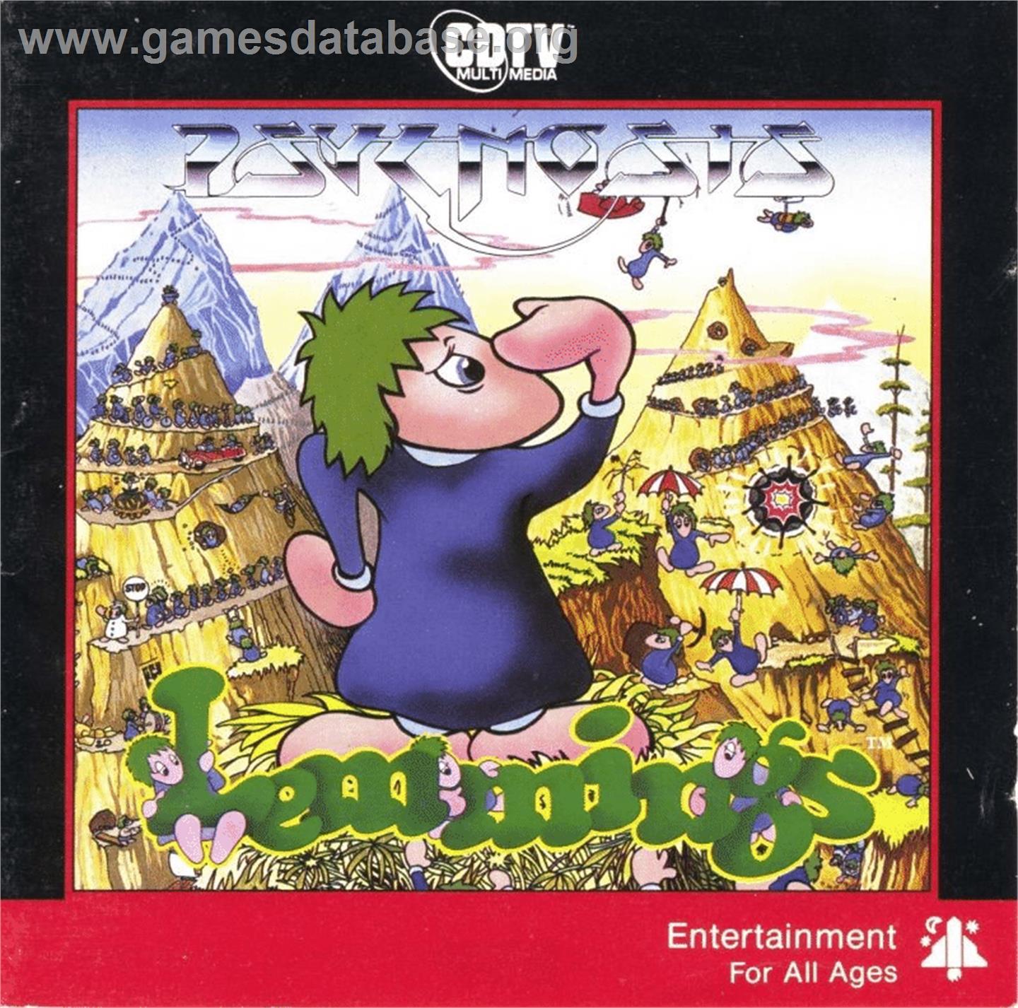 Lemmings - Commodore CDTV - Artwork - Box