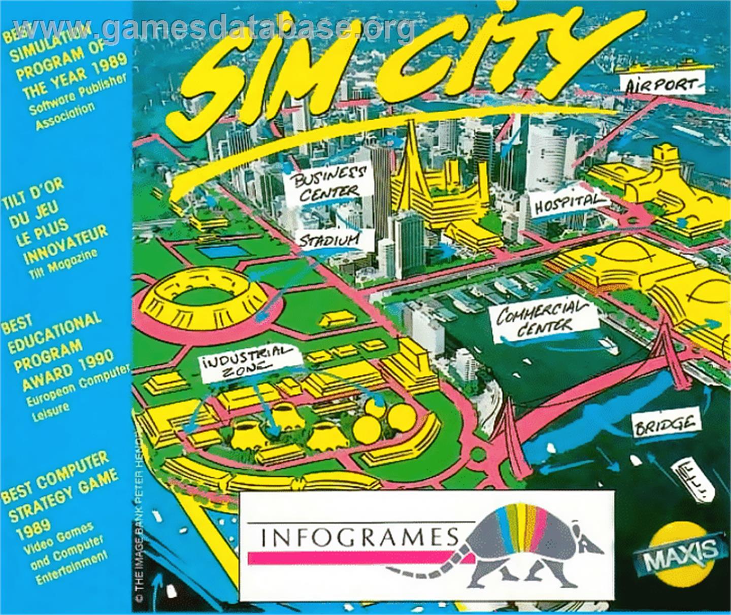 Sim City - Commodore CDTV - Artwork - Box