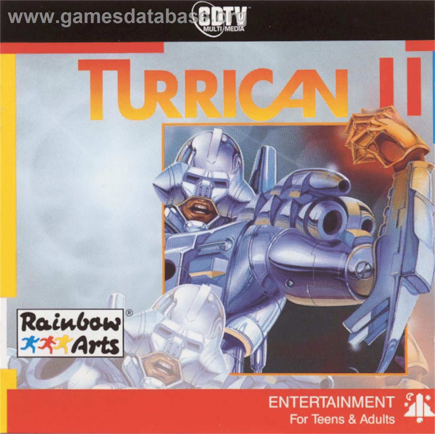 Turrican 2 - Commodore CDTV - Artwork - Box