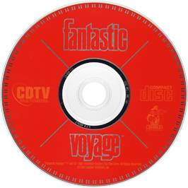 Cartridge artwork for Fantastic Voyage on the Commodore CDTV.