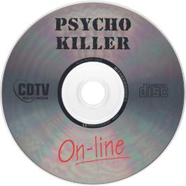 Cartridge artwork for Psycho Killer on the Commodore CDTV.