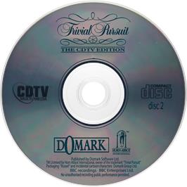 Cartridge artwork for Trivial Pursuit - The Cdtv Edition on the Commodore CDTV.
