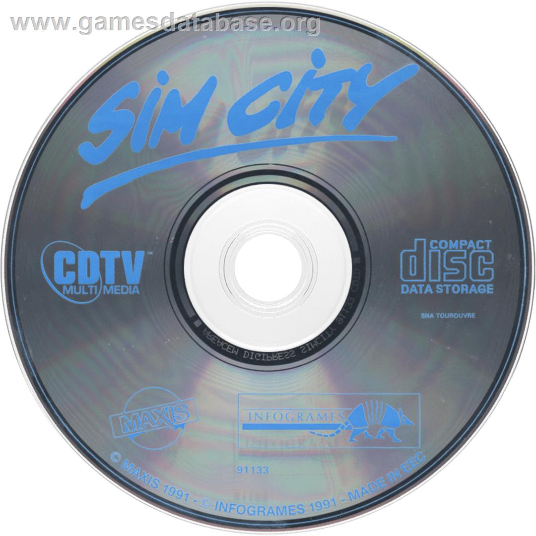 Sim City - Commodore CDTV - Artwork - Cartridge