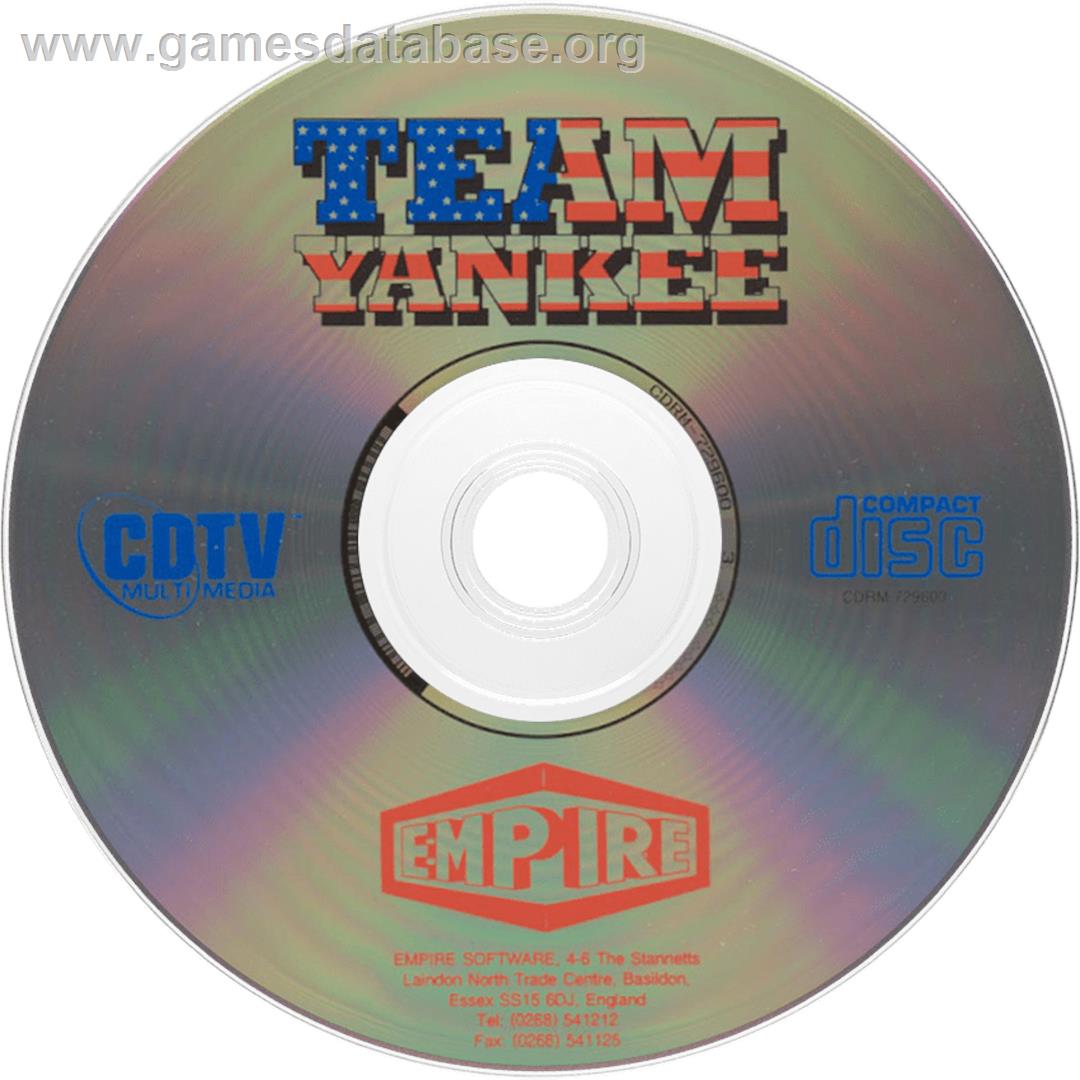 Team Yankee - Commodore CDTV - Artwork - Cartridge