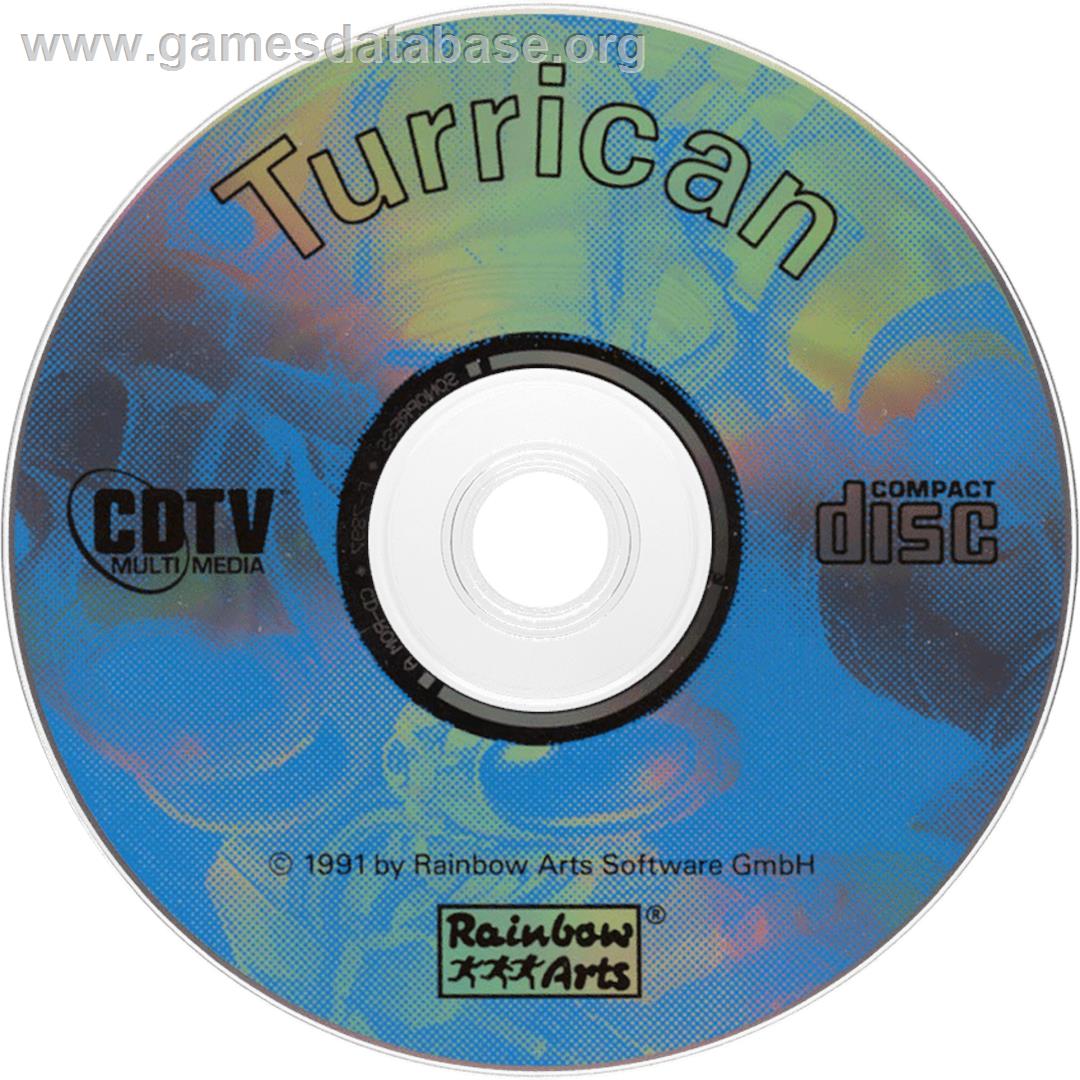 Turrican - Commodore CDTV - Artwork - Cartridge