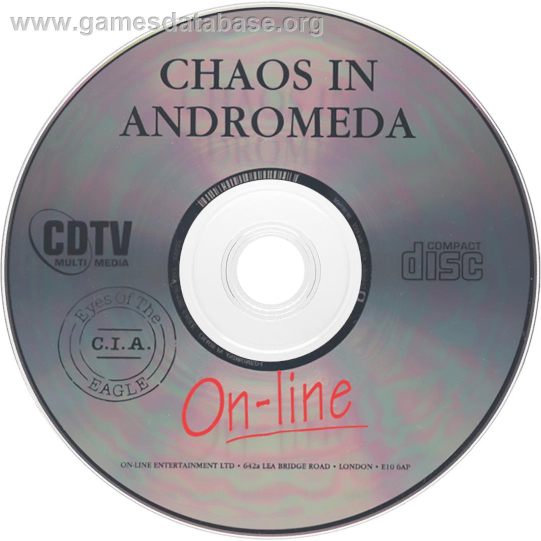 Chaos in Andromeda - Eyes of the Eagle - Commodore CDTV - Artwork - Disc