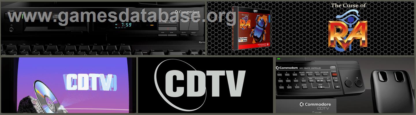Curse Of Ra, The - Commodore CDTV - Artwork - Marquee