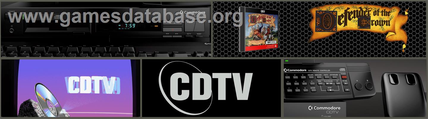 Defender Of The Crown - Commodore CDTV - Artwork - Marquee