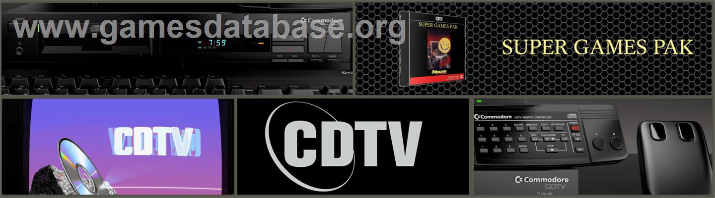Super Games Pak - Commodore CDTV - Artwork - Marquee