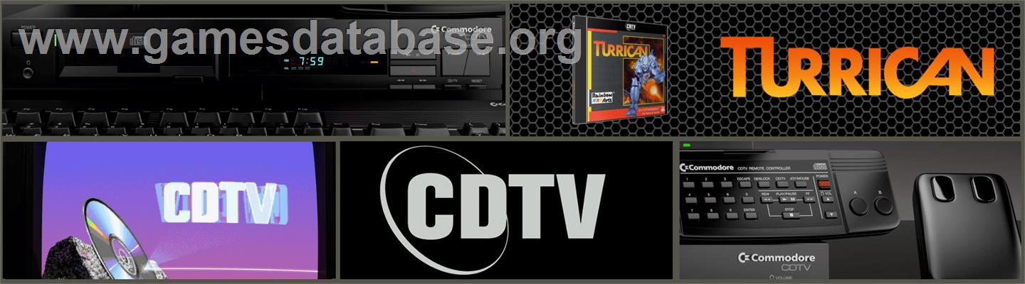 Turrican - Commodore CDTV - Artwork - Marquee