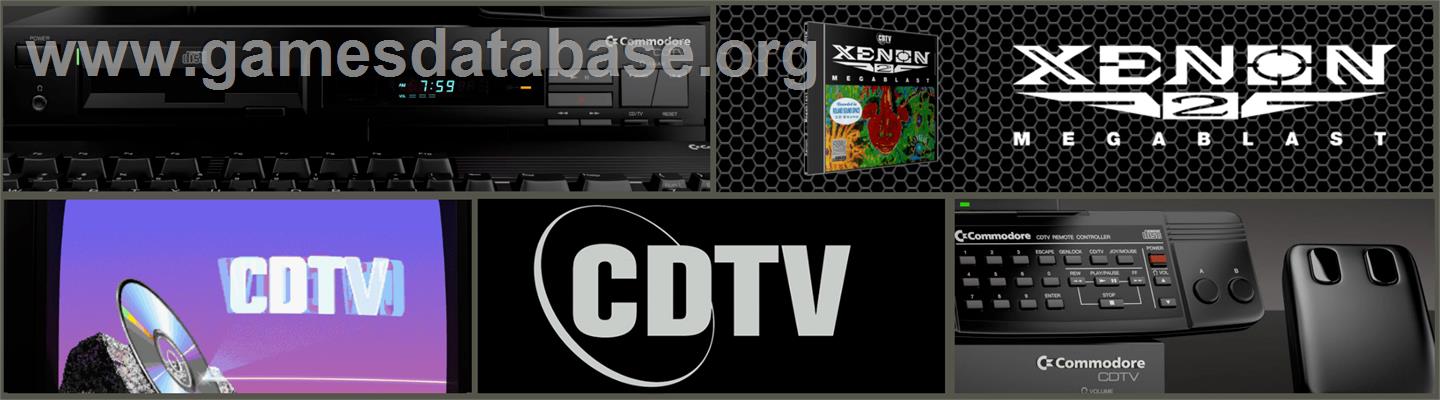 Xenon 2 - Megablast - Commodore CDTV - Artwork - Marquee