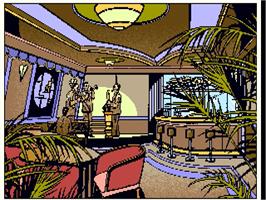 In game image of Case of the Cautious Condor, The on the Commodore CDTV.