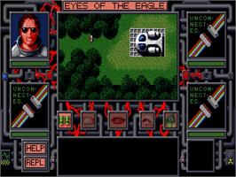 In game image of Chaos in Andromeda - Eyes of the Eagle on the Commodore CDTV.