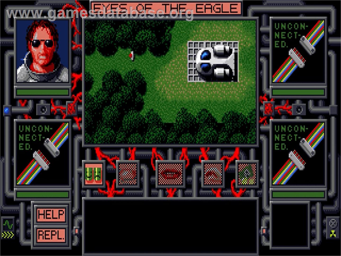 Chaos in Andromeda - Eyes of the Eagle - Commodore CDTV - Artwork - In Game