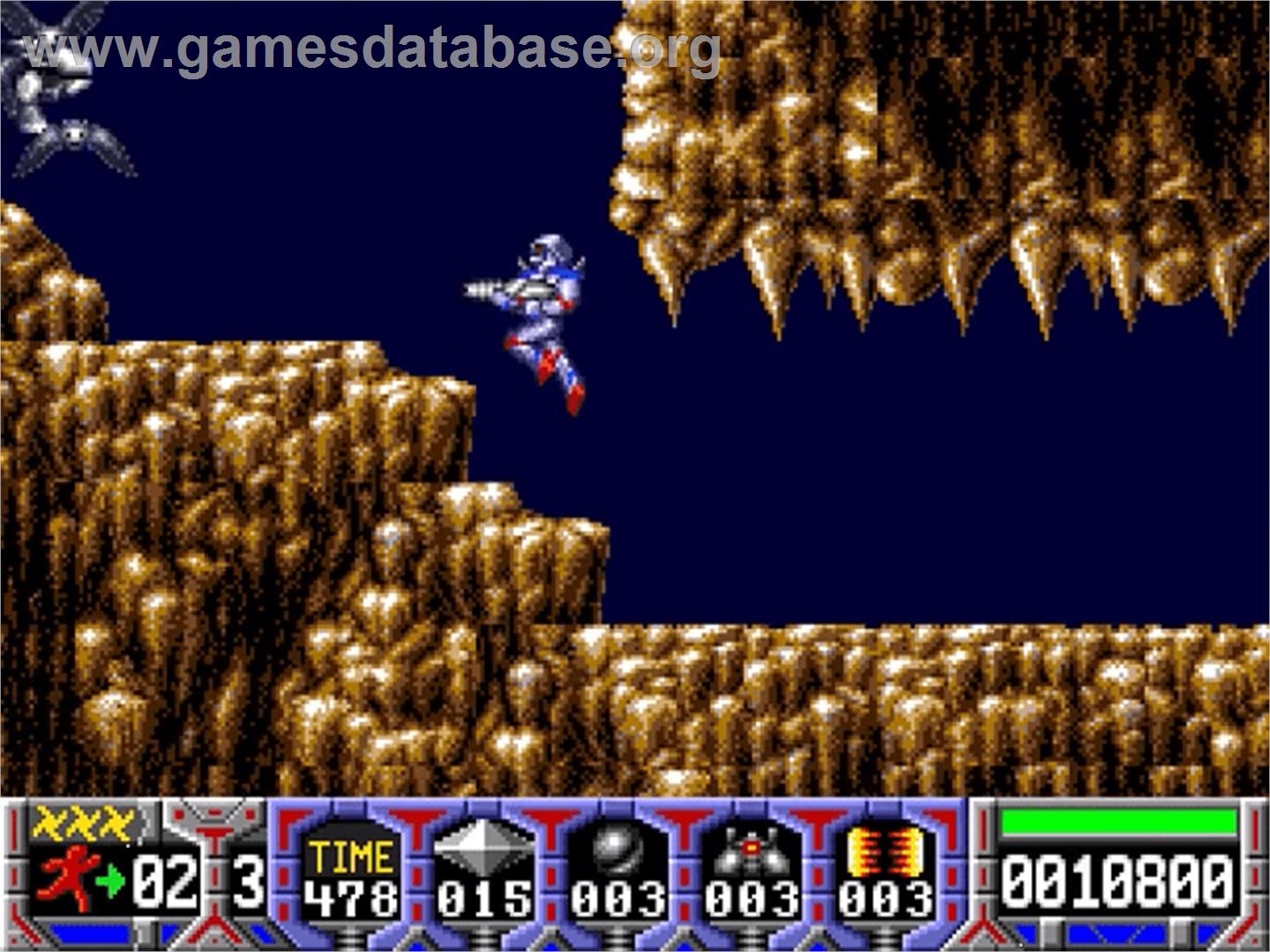 Turrican - Commodore CDTV - Artwork - In Game