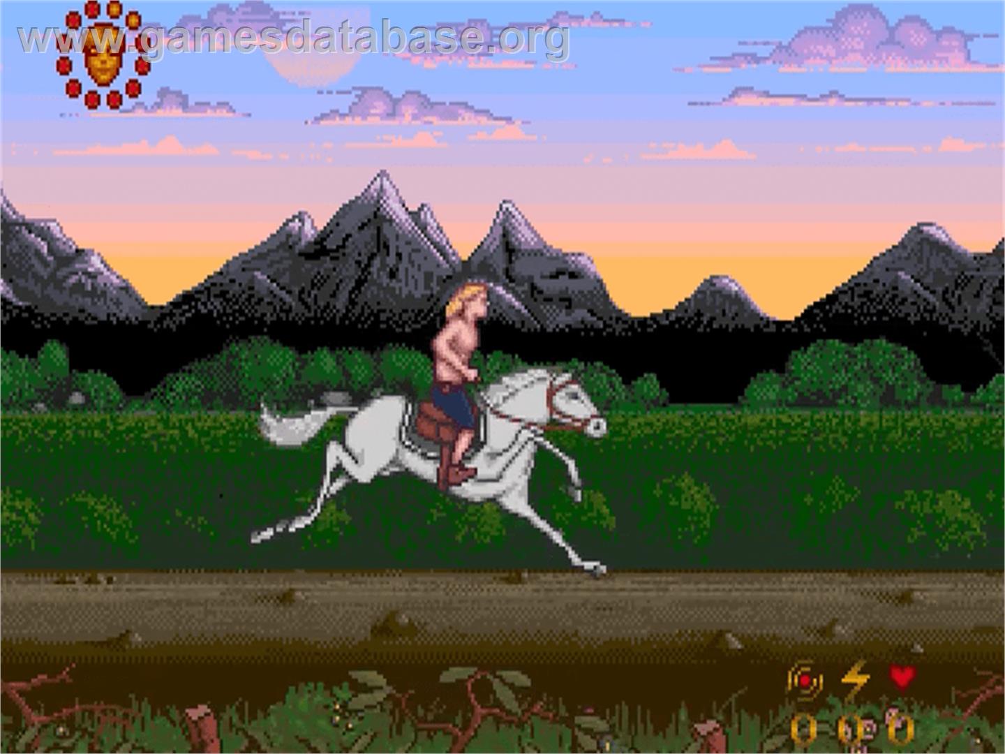 Wrath Of The Demon - Commodore CDTV - Artwork - In Game