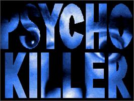 Title screen of Psycho Killer on the Commodore CDTV.