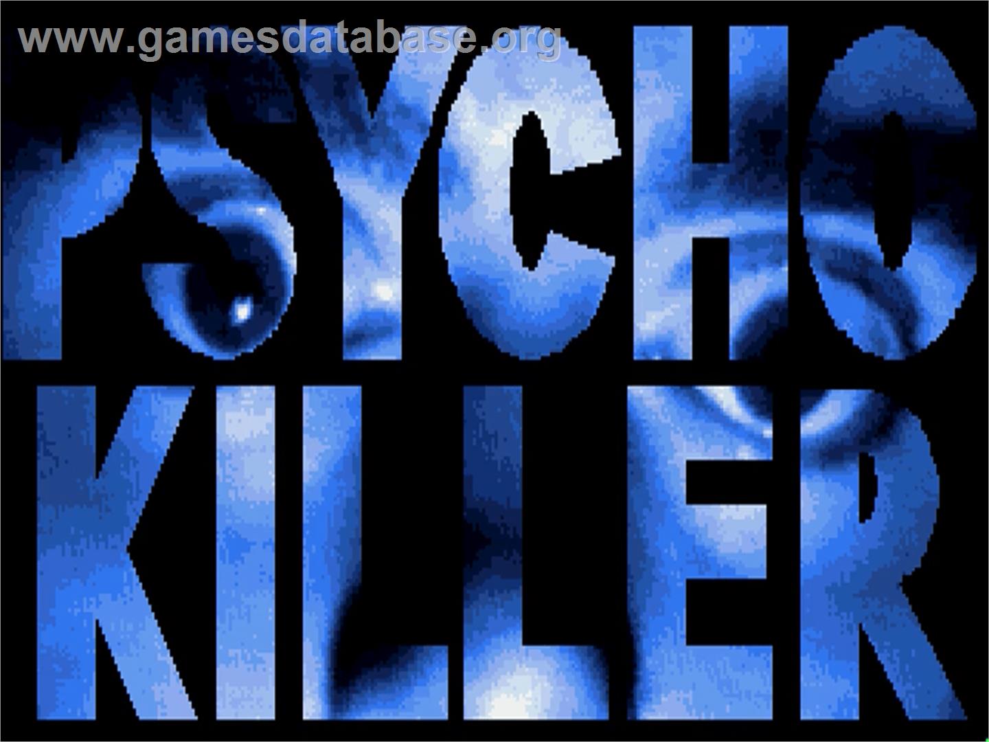 Psycho Killer - Commodore CDTV - Artwork - Title Screen
