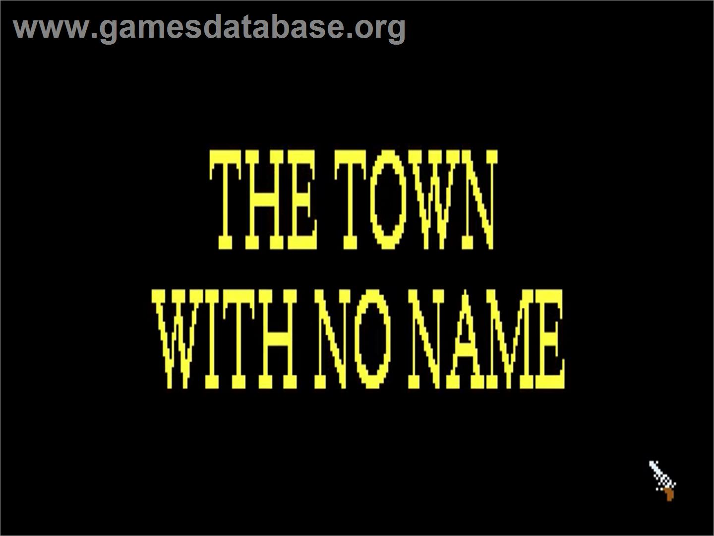 Town With No Name - Commodore CDTV - Artwork - Title Screen