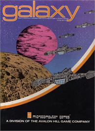 Box cover for Galaxy on the Commodore PET.