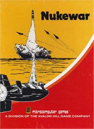 Box cover for Nukewar on the Commodore PET.
