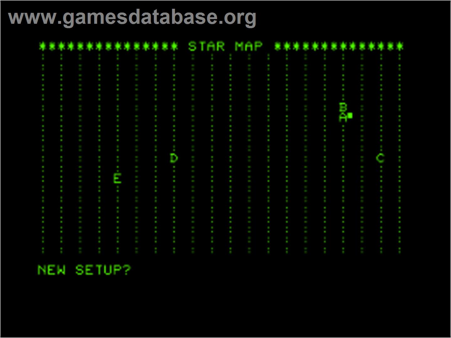 Galaxy - Commodore PET - Artwork - In Game