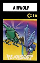 Box cover for Airwolf on the Commodore Plus 4.